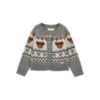 Cardigane JAQUARD MIX WOOL CARDIGAN Fete