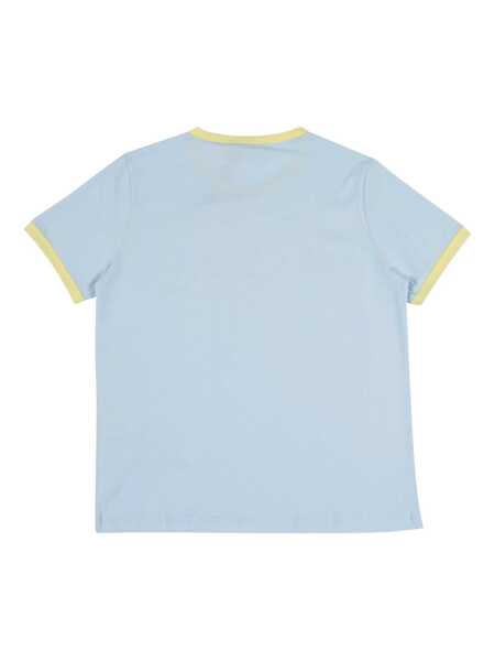 Tricouri Versace T-SHIRT Light Blue Fete (BM 18605226) 2