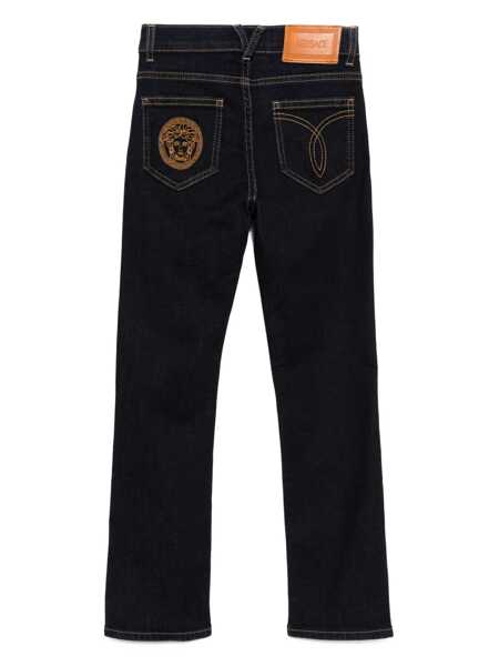 Blugi drepti Versace DENIM Blue Baieti (BM 18605229) 2