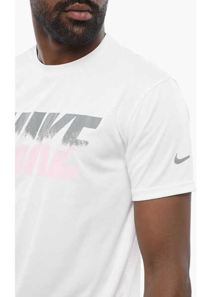 Tricouri Nike Swim Gradient Logo Hydrogu Crew-Neck T-Shirt White Barbati (BM 18605299) 3