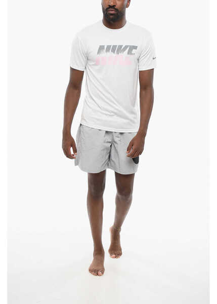 Tricouri Nike Swim Gradient Logo Hydrogu Crew-Neck T-Shirt White Barbati (BM 18605299) 4