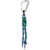 DSQUARED2 Two-Tone Fabric Keyring With Maxi Carabiner Blue