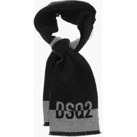 Esarfe Virgin Wool Two-Tone Scarf With Monogram Barbati