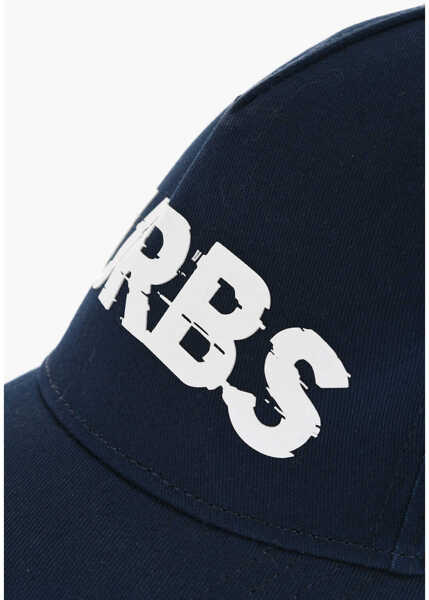 Caciuli DSQUARED2 Vintage Effect Cap With Contrasting Print Blue Barbati (BM 18605332) 2