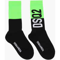 Sosete Two-Tone Ribbed Mid-Crew Socks Barbati
