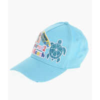 Caciuli Cotton Gabardine Tropical Cap With Patches Femei