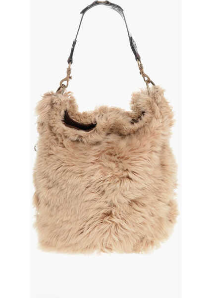 Genti de umar DSQUARED2 Fur Shoulder Bag Brown Femei (BM 18605353) 2