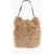 DSQUARED2 Fur Shoulder Bag Brown