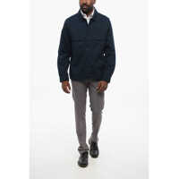 Camasi Woolrich pentru Barbati - Camasi casual Woolrich Solid Color Utility Overshirt Blue Barbati (BM 18605371) - B-mall.ro