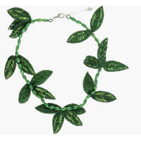 Coliere DSQUARED2 Wood Necklace With Vegetable Applications