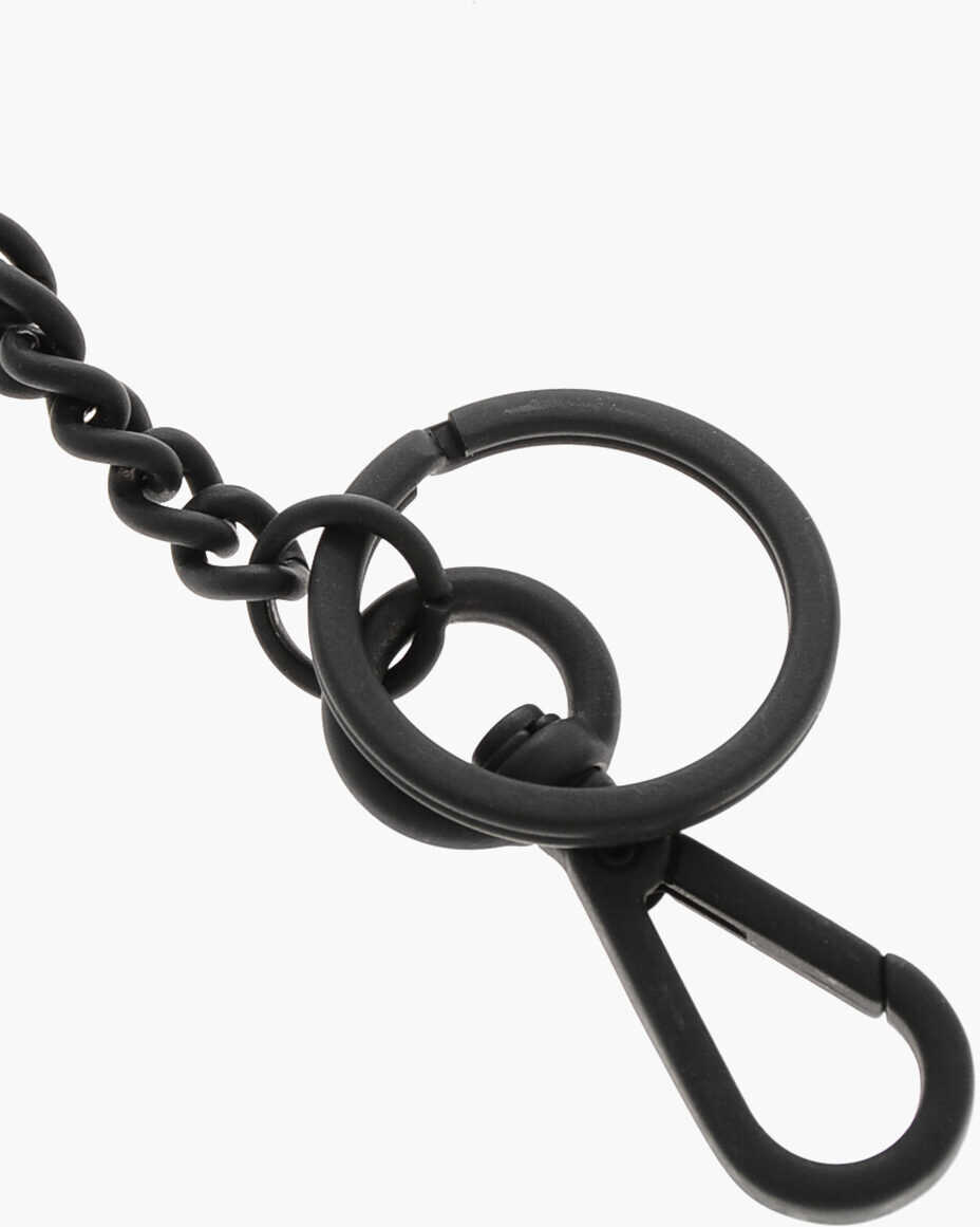 Brelocuri DSQUARED2 Faux Leather Keyring With Pac-Man Pendant Multicolor Barbati (BM 18605410) 3