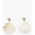 DSQUARED2 Oversized Shell Earrings White