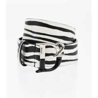 Curele DSQUARED2 Animal Motif Leather Belt 40Mm