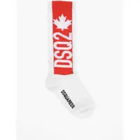 Sosete Two-Tone Long Socks With Monogram Barbati