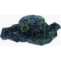 Caciuli Two-Tone Floral Patterned Floppy Hat Femei