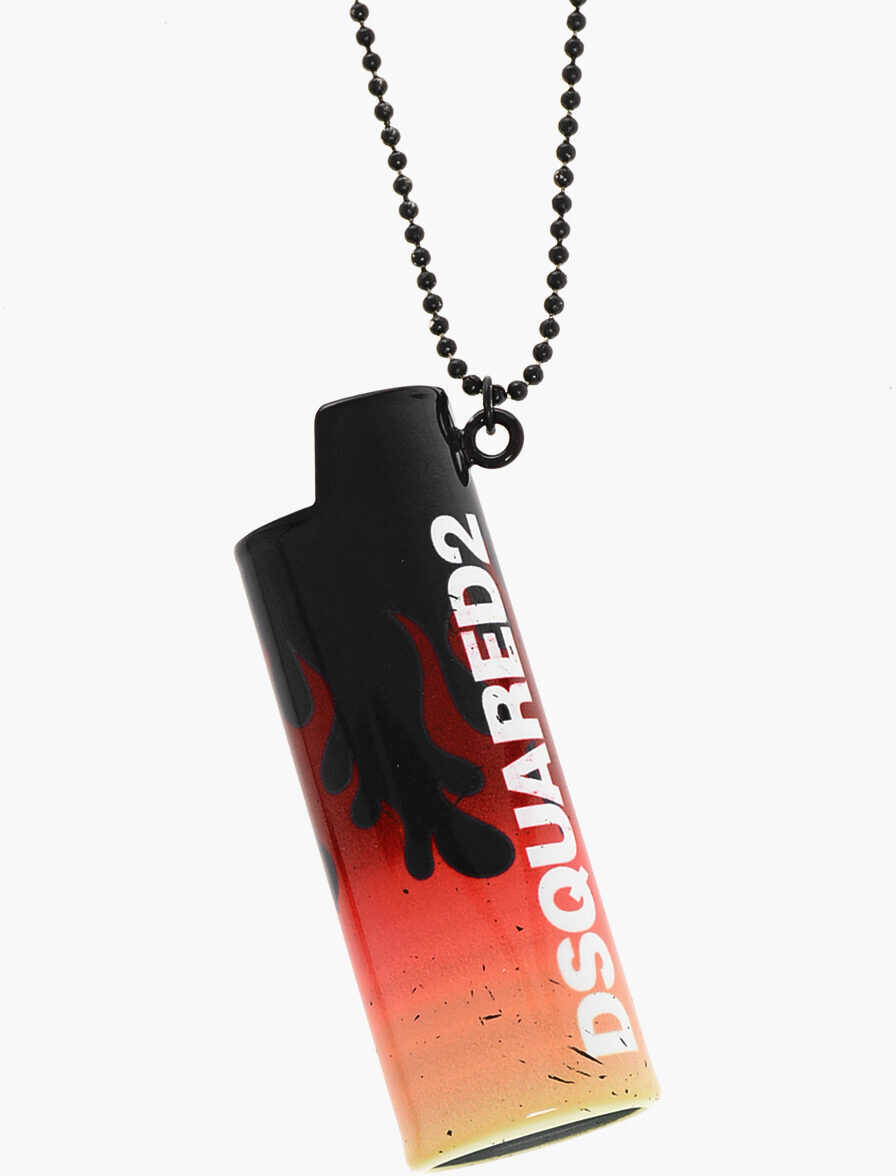 Coliere DSQUARED2 Metal Lighter Holder Necklace Multicolor Barbati (BM 18605461) 2