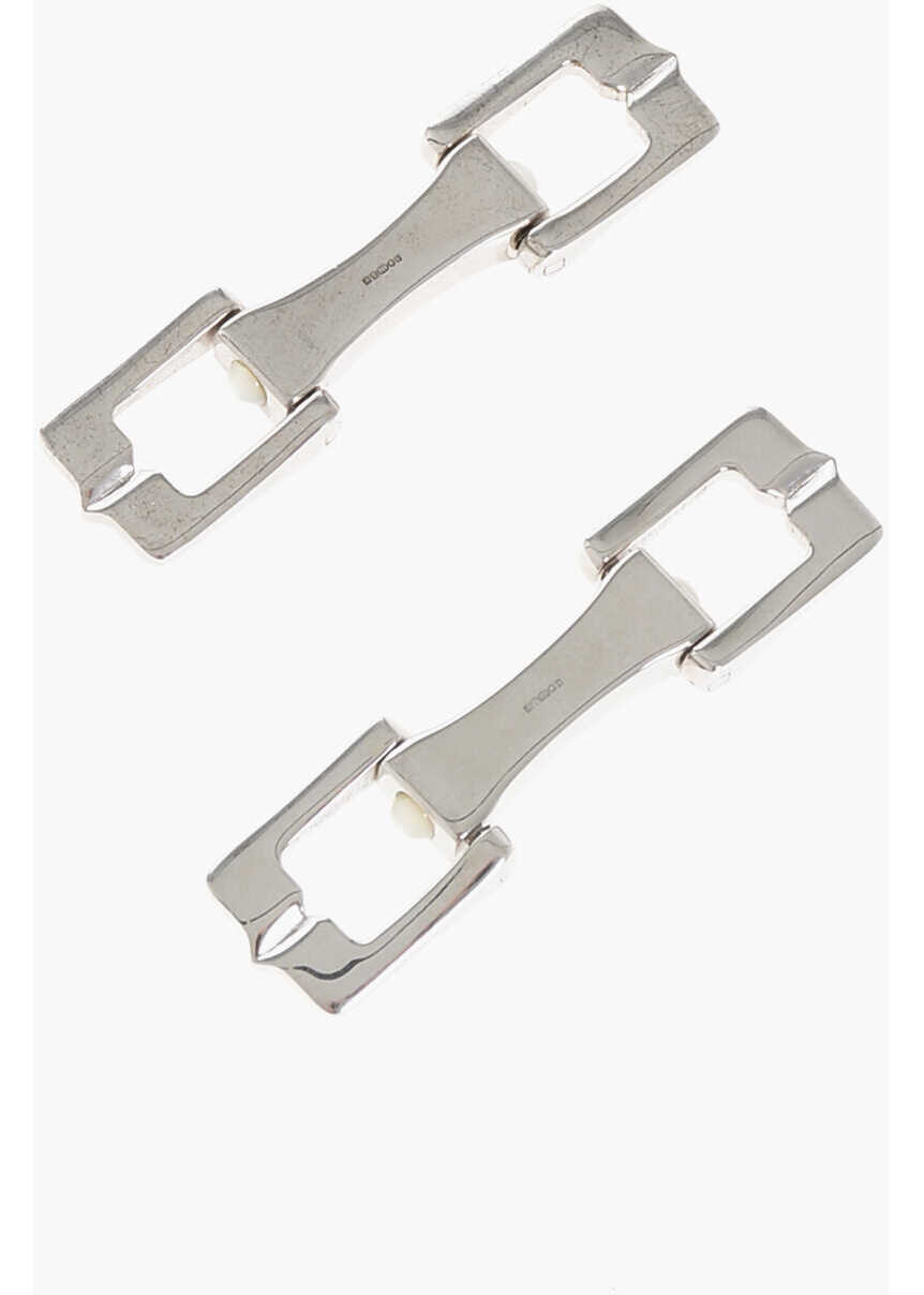 Butoni CORNELIANI Metal Cufflinks With Logo Silver Barbati (BM 18605473) 2