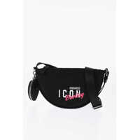 Genti de umar Fabric Icon Shoulder Bag With Heart-Shaped Pendant Femei