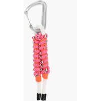 Brelocuri DSQUARED2 Fabric Keyring With Carabiner Maxi