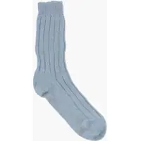 Sosete Solid Color Linen Long Socks Barbati