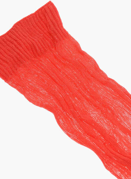 Sosete DSQUARED2 Ribbed Long Socks Red Femei (BM 18605593) 2