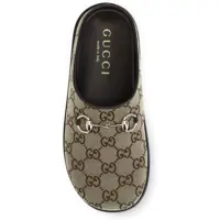 Incaltaminte Gucci Dama - Sandale Gucci Mules Horsebit CAMEL EBONY/NEW ACER Femei (BM 18605695) - B-mall.ro