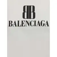 Tricouri Balenciaga Dama - Tricouri Balenciaga Logo T-Shirt GREY/WHITE/BLACK Femei (BM 18605704) - B-mall.ro