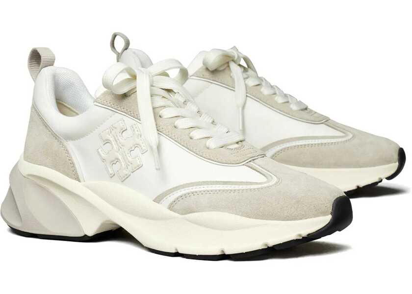 Sneakers Tory Burch Good Luck Sneakers BIANCO / BIANCO / FOSSIL STONE Femei (BM 18605713) 2