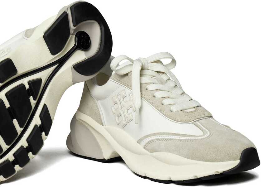 Sneakers Tory Burch Good Luck Sneakers BIANCO / BIANCO / FOSSIL STONE Femei (BM 18605713) 4