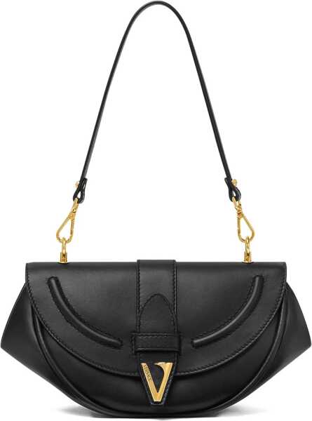Genti de umar Versace Medium Virtus Shoulder Bag BLACK VERSACE GOLD Femei (BM 18605740) 5