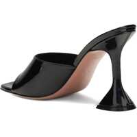 Incaltaminte AMINA MUADDI Dama - Sandale AMINA MUADDI Patent-leather Lupita Sandals BLACK Femei (BM 18605755) - B-mall.ro