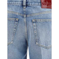 Pantaloni Dama - Pantaloni casual Gucci Straight Jeans LIGHT BLUE Femei (BM 18605758) - B-mall.ro