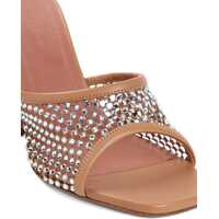 Incaltaminte AMINA MUADDI Dama - Sandale AMINA MUADDI Lupita Crystal Sandals LATTEWHITE CRYSTAL Femei (BM 18605767) - B-mall.ro