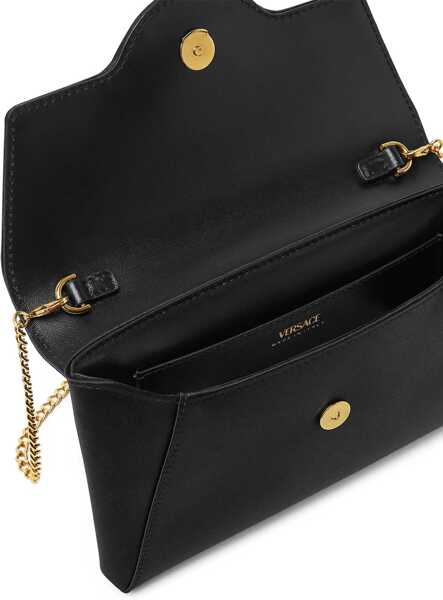 Genti de umar Versace La Medusa Shoulder Bag BLACK-VERSACE GOLD Femei (BM 18605776) 4