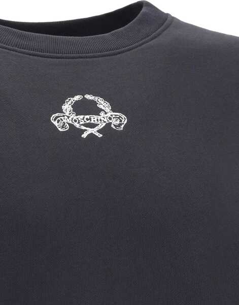 Bluze de trening Moschino Cotton Sweatshirt Fantasia Nero Barbati (BM 18605782) 4