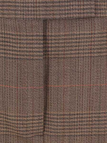 Pantaloni casual ROHE Prince of wales Wide leg Pants PRINCE OF WALES Femei (BM 18605803) 3