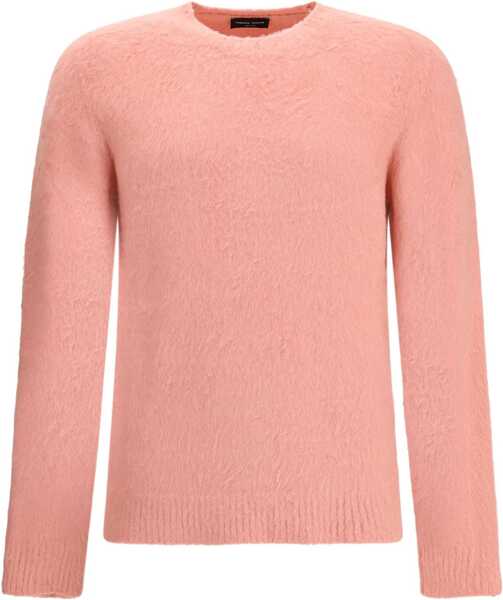 Pulovere Roberto Collina Plush effect Sweater ROSA Barbati (BM 18605833) 1