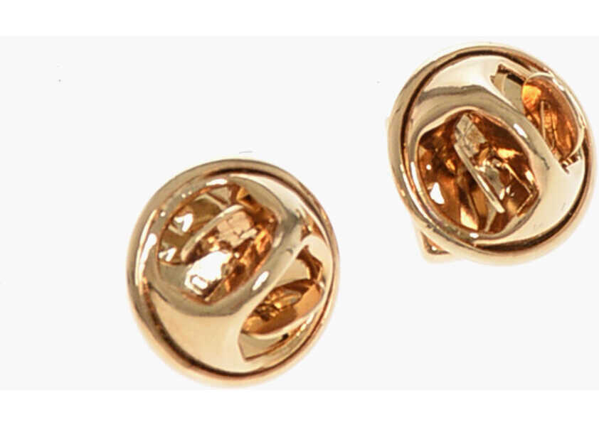 Bijuterii DSQUARED2 Set Of 2 D2 Classic Golden Metal Pins Gold Barbati (BM 18605875) 2