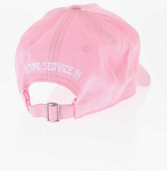Caciuli DSQUARED2 Vintage Effect Cotton Cap With Patch Pink Femei (BM 18605908) 3