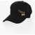 DSQUARED2 Cotton Cap With Golden Effect Logo Black