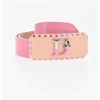 Curele Leather Maxi Belt With Metal Buckle 40Mm Femei