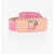 DSQUARED2 Leather Maxi Belt With Metal Buckle 40Mm Pink