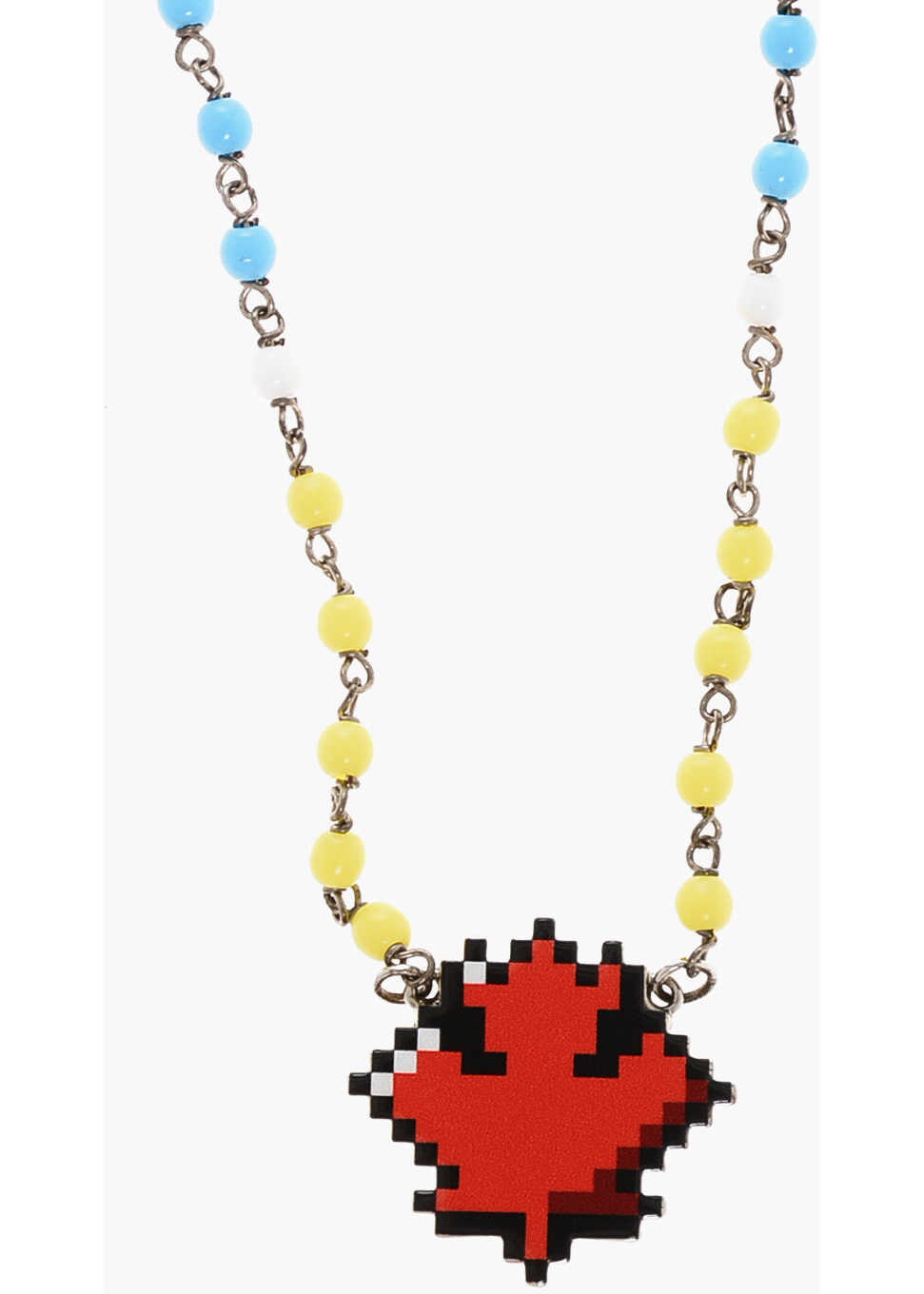 Coliere DSQUARED2 Beaded Necklace With Leaf Pendant Multicolor Barbati (BM 18605929) 2