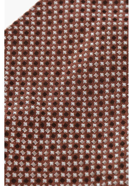 Esarfe DSQUARED2 Emboidered Silk Pocket Square Brown Barbati (BM 18605956) 2