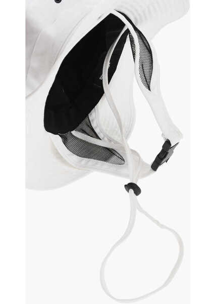 Caciuli DSQUARED2 Solid Color Cotton Bucket Hat White Barbati (BM 18605962) 3