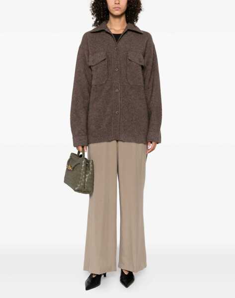 Cardigane P.A.R.O.S.H. Cardigan with classic collar CASTAGNA Femei (BM 18606067) 2