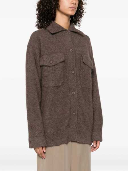 Cardigane P.A.R.O.S.H. Cardigan with classic collar CASTAGNA Femei (BM 18606067) 3