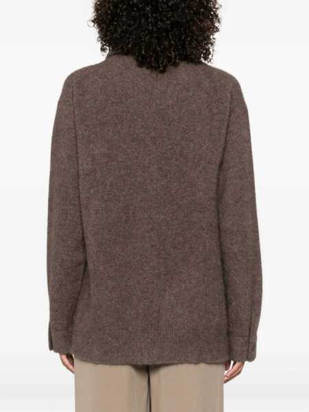 Cardigane P.A.R.O.S.H. Cardigan with classic collar CASTAGNA Femei (BM 18606067) 4