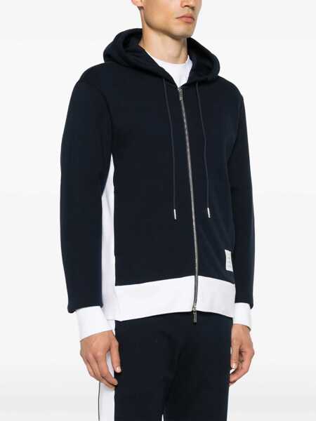 Bluze de trening Thom Browne Cotton Hoodie NAVY Barbati (BM 18606073) 3