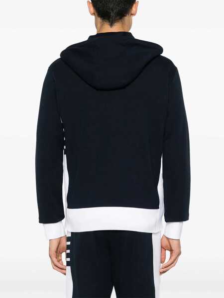 Bluze de trening Thom Browne Cotton Hoodie NAVY Barbati (BM 18606073) 4